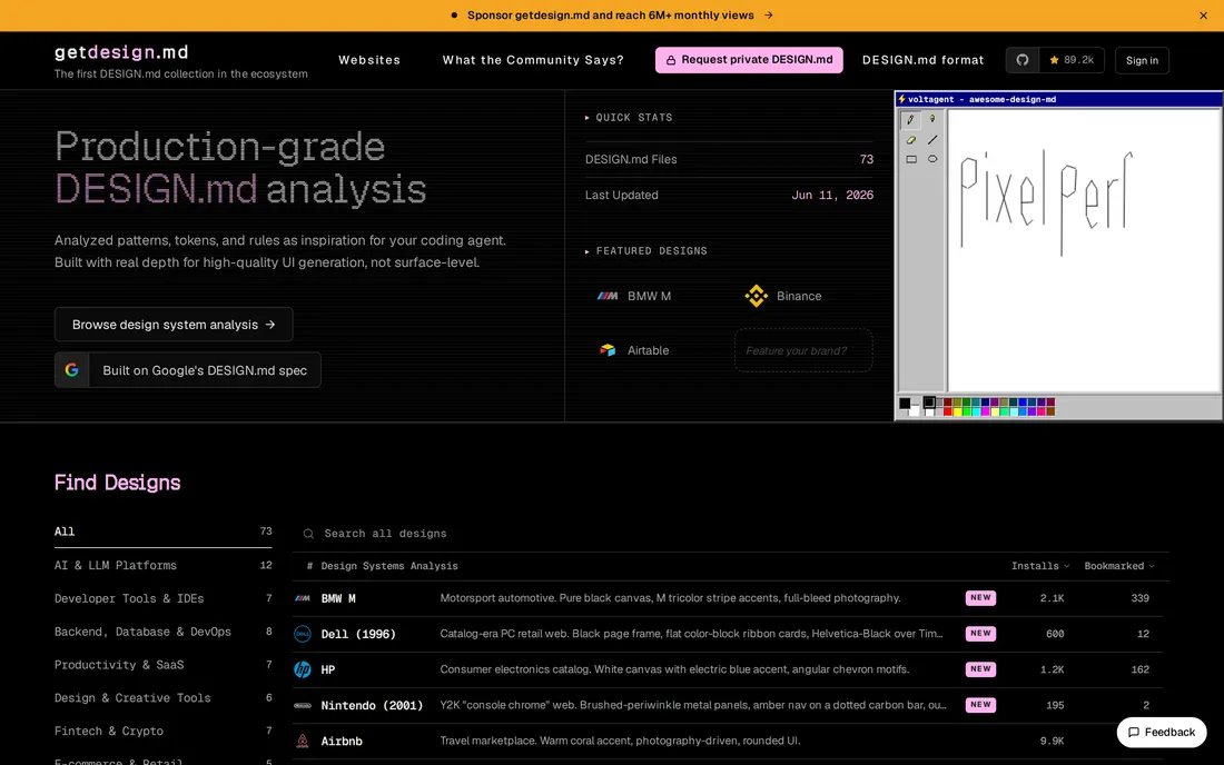 getdesign.md original screenshot