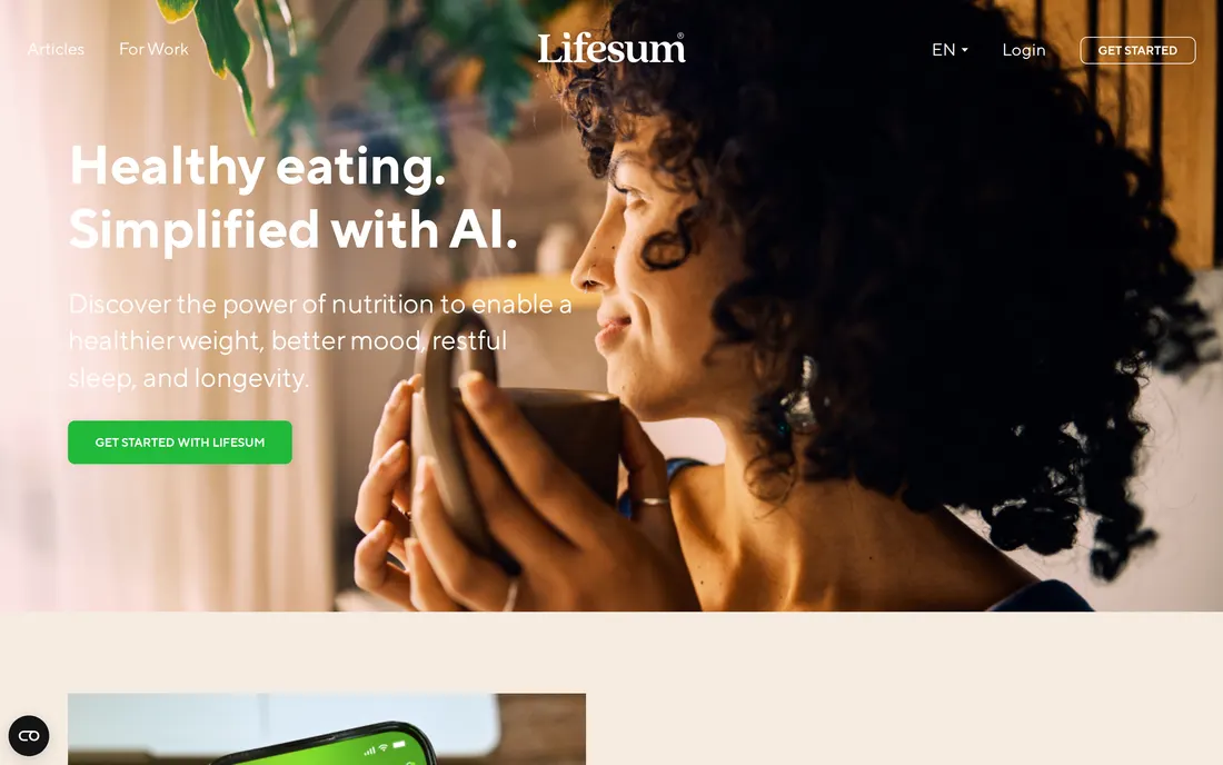 lifesum.com original screenshot